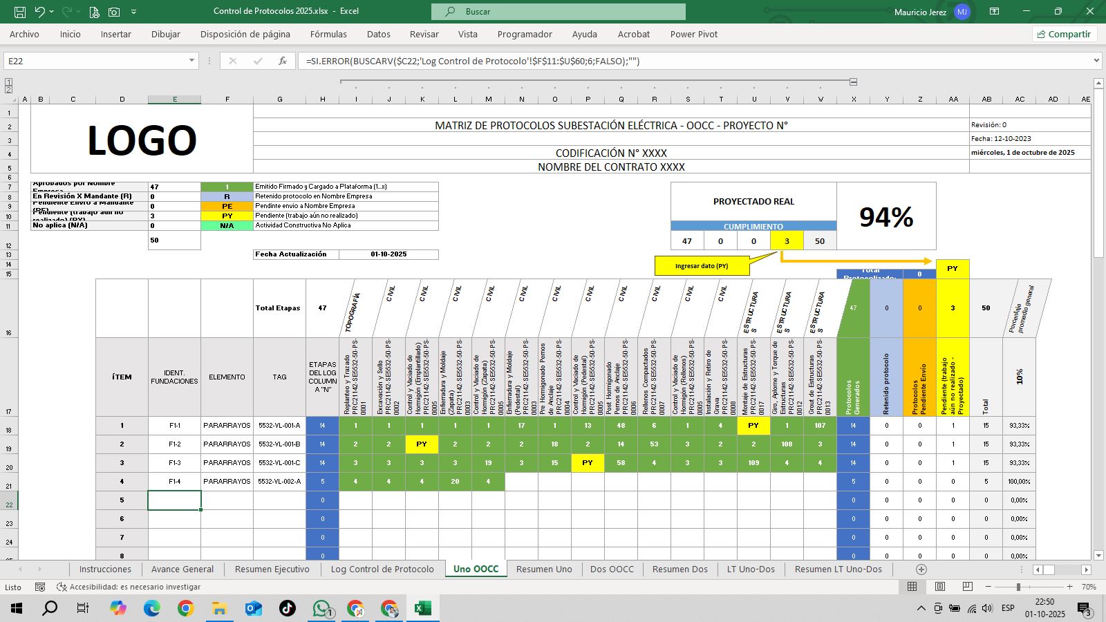 EDP Protocolo de Calidad